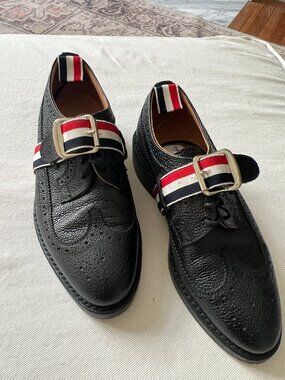 Thom Browne womens size 6.5 dark brown/Black oxfords